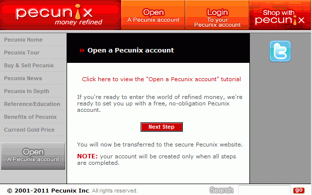 платежи в электронной системе Pecunix