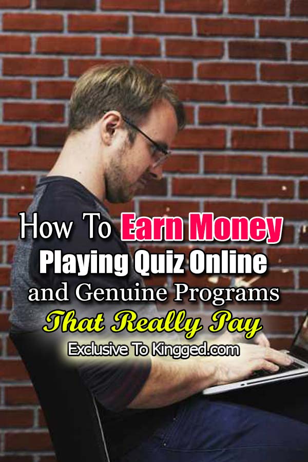 playing quiz to earn money online