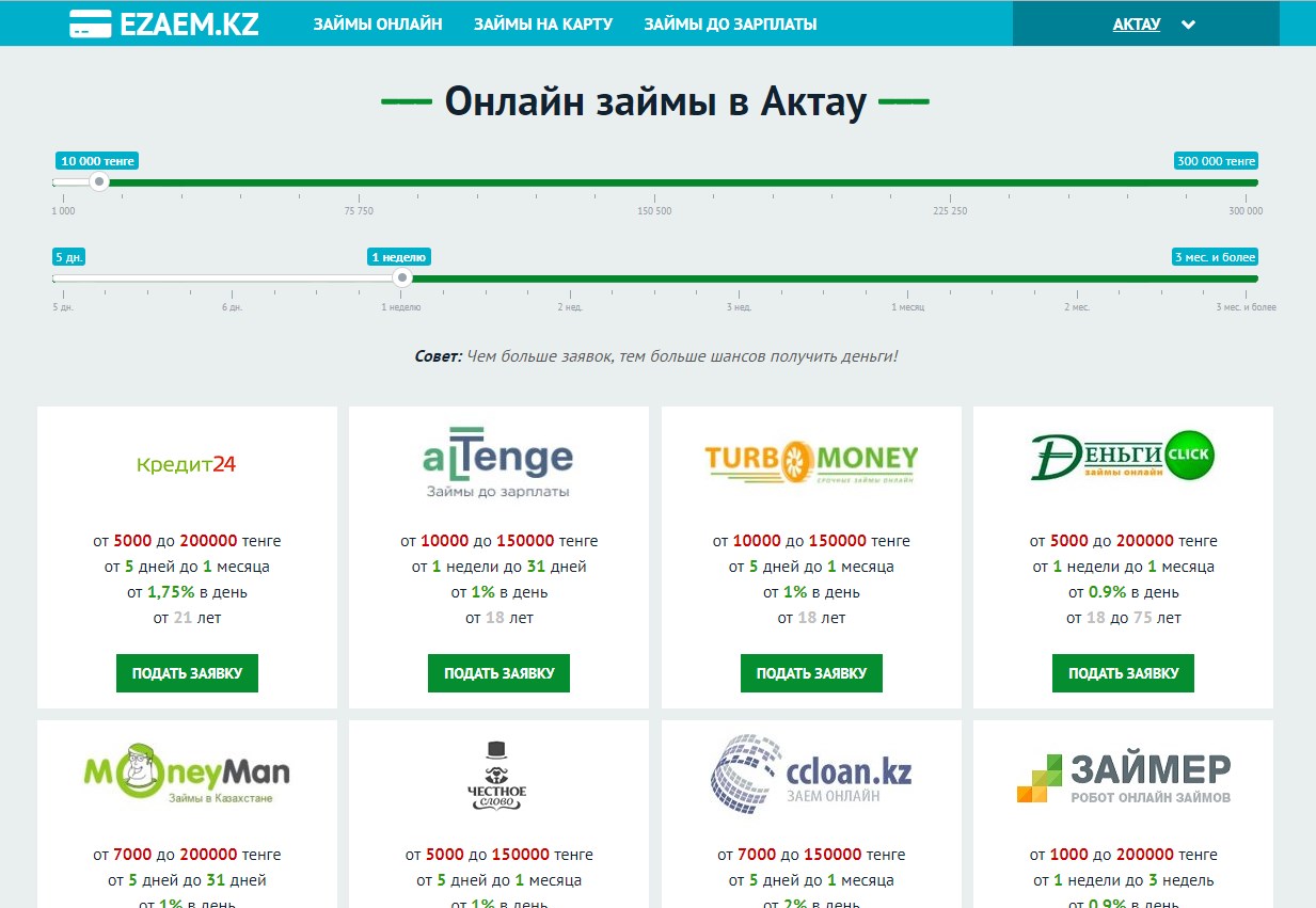 Кредит 24 займы в казахстане онлайн