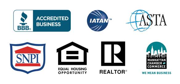 Logos of accreditation for real estate websites 